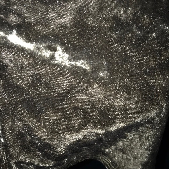 Velvet cross back body suit - Picture 4 of 5